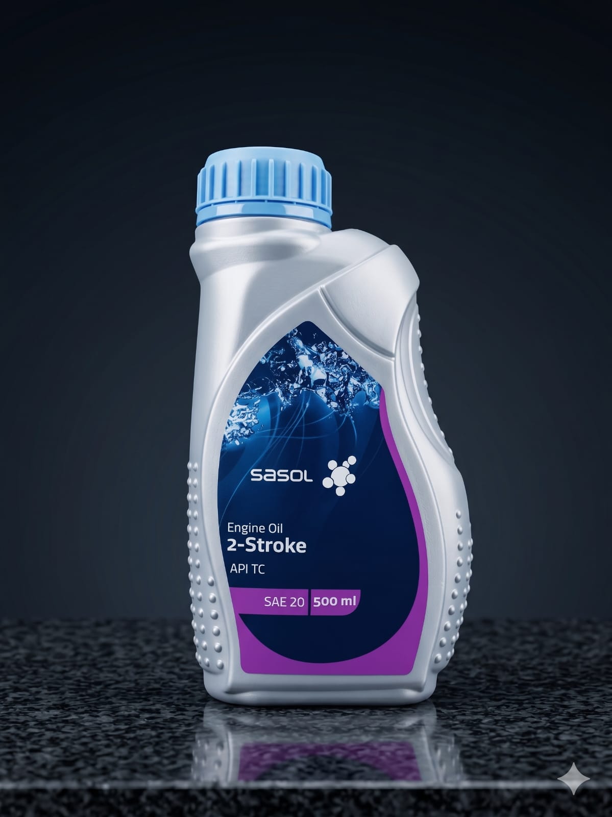SASOL ENGINE OIL 2 STROKE SAE 20 500ML