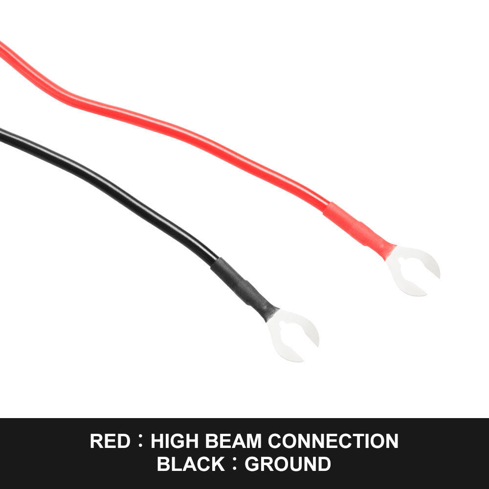 Lightfox Dual High Beam Wiring Loom Harness Kit for LED Driving Lights