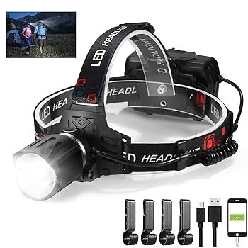 Ultimate 3-in-1 Lighting Kit: 6500lm Torch, 4000lm Headlamp, 2000lm Pocket Light