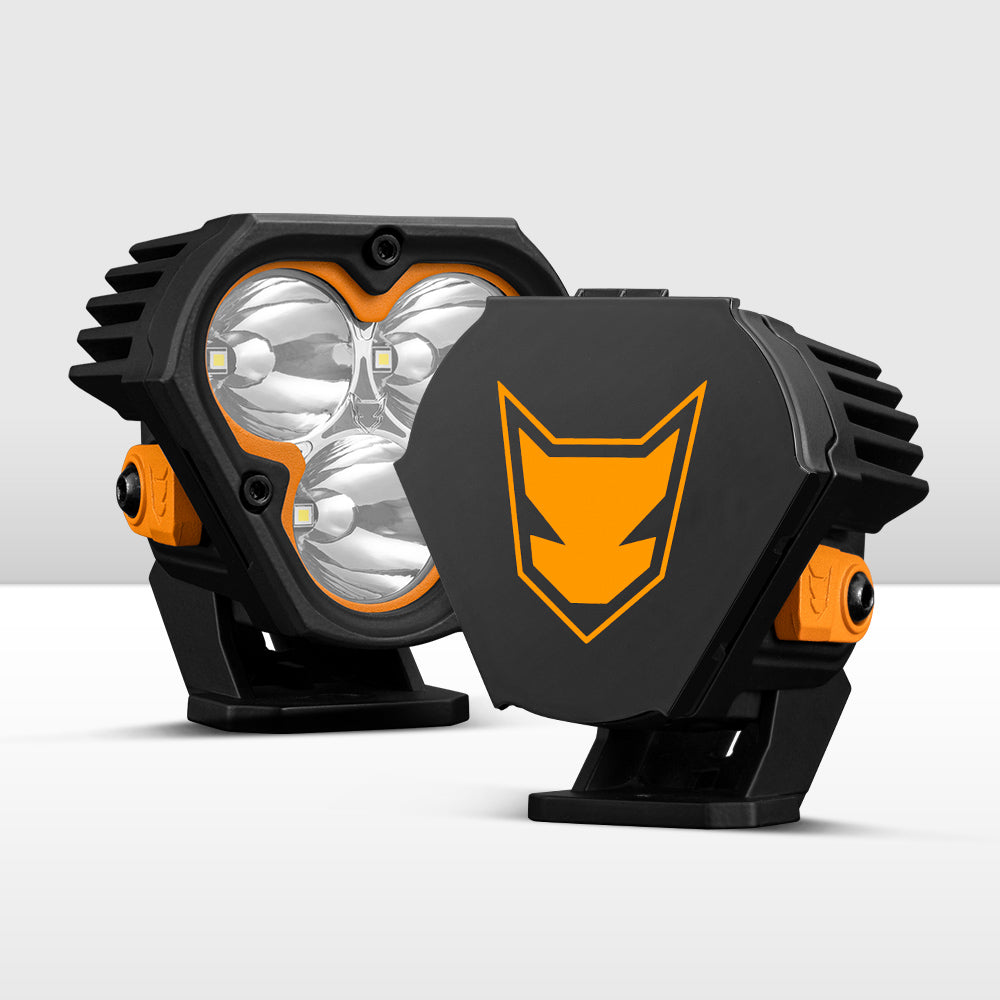 Lightfox Cygnus-3 3-inch 3236 Lumen IP68 Off-Road LED Pod Lights Pair