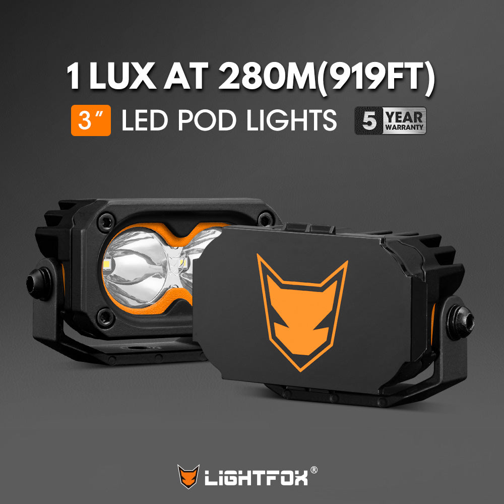 Lightfox Cygnus-2 3-inch LED Work Light: Powerful, Waterproof Off-Road Spot Beam