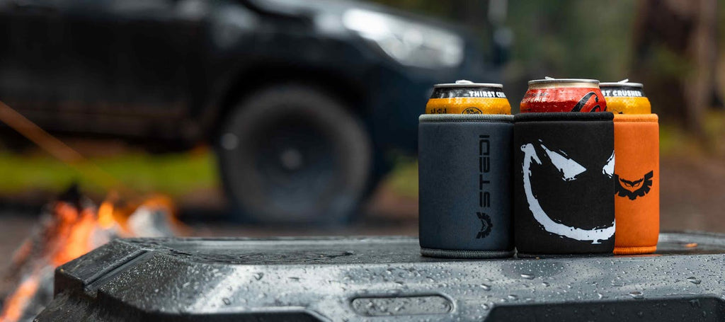 STEDI Magnetic Neoprene Stubby Holder for 12.7 oz Cans - Charcoal