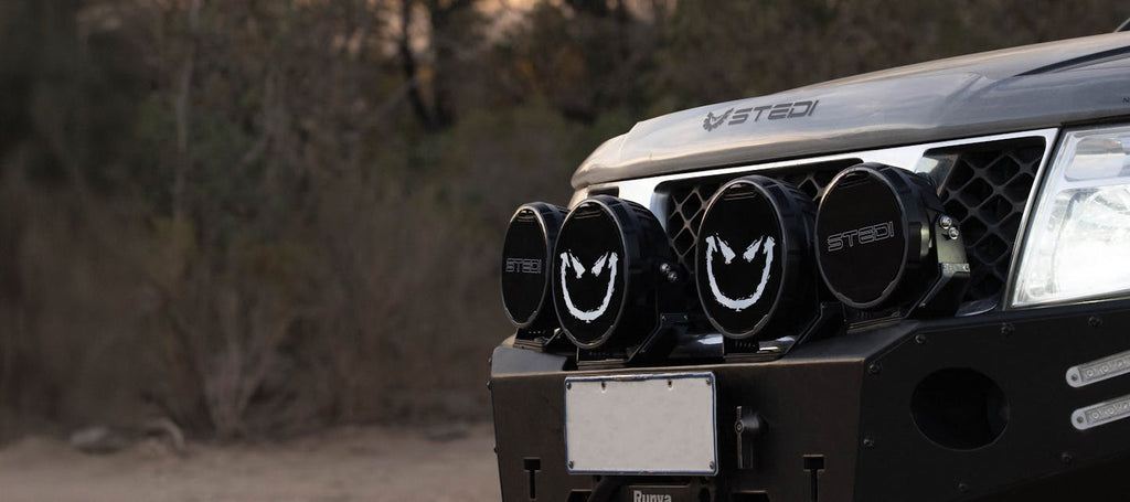 STEDI Type-X Sport Plus Smiley Blackout Cover 8.5 Inch Durable Light Guard